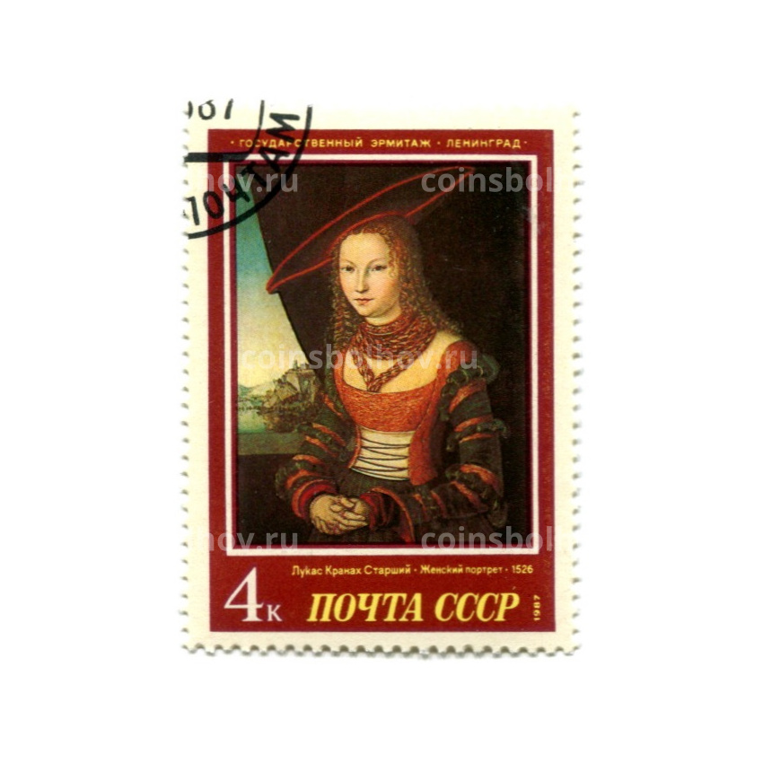 Марка Лукас Кранах Старший «Женский портрет 1526 год»