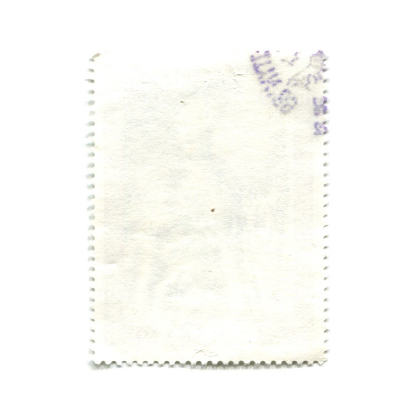 Марка «Король Владислав I Герман» 1989 год Польша (вид 2)