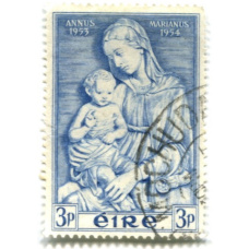 Марка «Анна Мария» 1954 год Ирландия (аверс)
