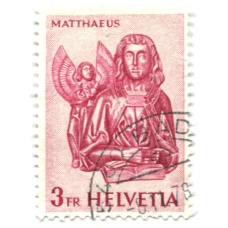 Марка «Матфей — 1-й Евангелист « Швейцария (аверс)