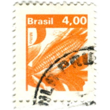 Марка  «Сельское хозяйство — Кукуруза» 1982 год Бразилия