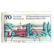 Марка «Межпарламентская конференция в Боне» 1978 год Германия