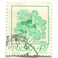 Марка «Клевер» 1974 год Польша
