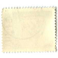 Марка «Парусный корабль» 1966 год Польша (вид 2)