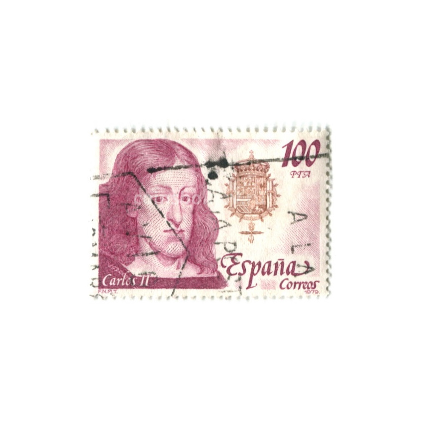 Марка «Король Карлос II» 1979 год Испания