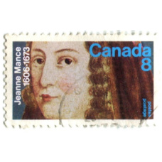 Марка «Жанна Манс — 100 лет со дня смерти» 1973 год Канада
