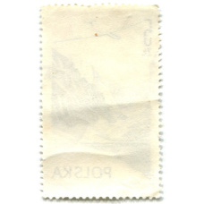 Марка « Планер Jantar над горной долиной» 1976 год Польша (вид 2)