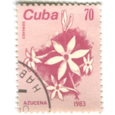 Марка «Лилия Мадонны(Азуцена)» 1983 год Куба (аверс)