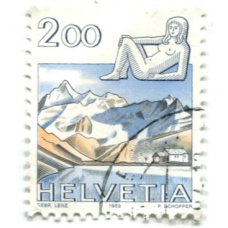 Марка « Знаки зодиака — Дева» Швейцария (аверс)