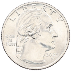 Монета 1/4 доллара (25 центов) 2025 года P США «Американские женщины — Алтея Гибсон» (реверс)