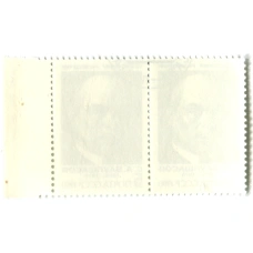 Марка «С.А. Ваупшасов — Советский разведчик» 1990 год (блок из 2 марок) (реверс)