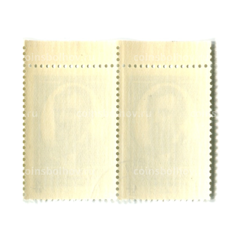 Марка «И.С.Никитин — русский поэт» 1974 год (блок из 2 марок) (вид 2)