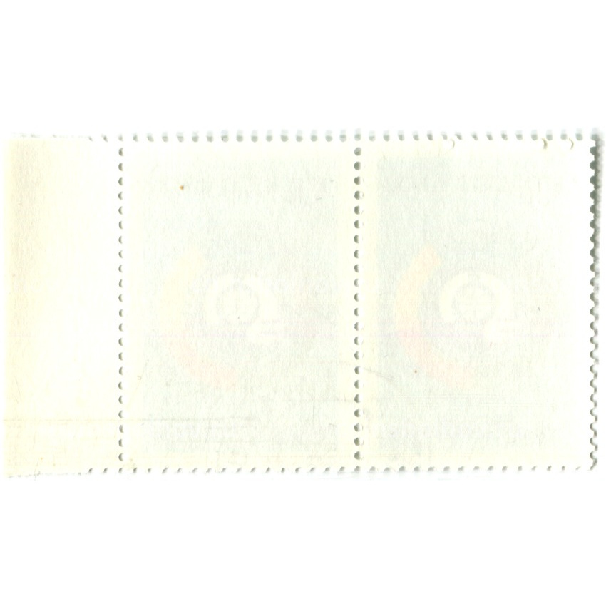 Марка «Всемирный конгресс женщин» 1987 год (блок из 2 марок) (вид 2)