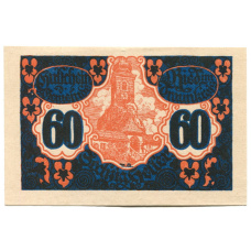 Банкнота 60 геллеров 1920 года Австрия — Рид-им-Траункрайс (нотгельд)