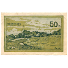 Банкнота 50 геллеров 1920 года Австрия — Рансхофен (нотгельд)