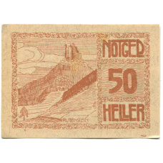 Банкнота 50 геллеров 1920 года Австрия — Пирбах (нотгельд) (вид 2)