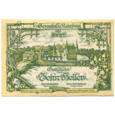 Банкнота 10 геллеров 1920 года Австрия — Райнсберг (нотгельд)