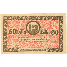 Банкнота 50 геллеров 1920 года Австрия — Радштадт (нотгельд) (вид 2)