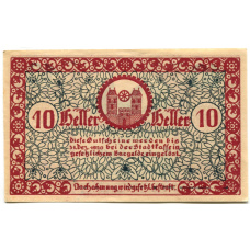 Банкнота 10 геллеров 1920 года Австрия — Радштадт (нотгельд) (вид 2)