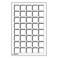 Планшет для 40 монет диаметром 33 мм (упаковка 2 штуки) Синий LEUCHTTURM 302392 (аверс)