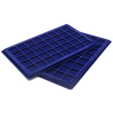 Планшет для 40 монет диаметром 33 мм (упаковка 2 штуки) Синий LEUCHTTURM 302392 (реверс)