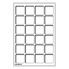 Планшет (упаковка из 2 штук) для 24 монет диаметром до 47 мм, Синий (LEUCHTTURM 324301) (аверс)