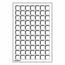 Планшет для 77 монет диаметром 22 мм (упаковка 2 штуки) Синий LEUCHTTURM 325424 (аверс)