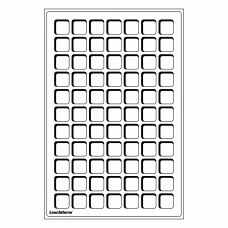 Планшет для 77 монет диаметром 22 мм (упаковка 2 штуки) Синий LEUCHTTURM 325424