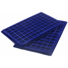 Планшет для 77 монет диаметром 22 мм (упаковка 2 штуки) Синий LEUCHTTURM 325424 (реверс)