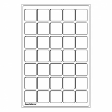 Планшет для 35 монет диаметром 39 мм (упаковка 2 штуки) Синий LEUCHTTURM 331597 (аверс)