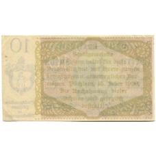Банкнота 10 геллеров 1920 года Австрия — Пёхларн (нотгельд) (вид 2)