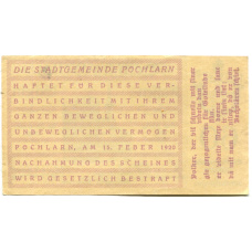 Банкнота 60 геллеров 1920 года Австрия — Пёхларн (нотгельд) (вид 2)