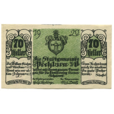 Банкнота 70 геллеров 1920 года Австрия — Пёхларн (нотгельд)