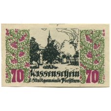 Банкнота 70 геллеров 1920 года Австрия — Пёхларн (нотгельд) (вид 2)