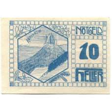 Банкнота 10 геллеров 1920 года Австрия — Пирбах (нотгельд) (вид 2)
