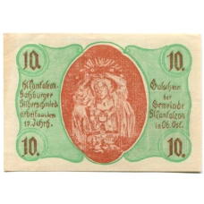 Банкнота 10 геллеров 1920 года Австрия — Санкт-Пёльтен (нотгельд)