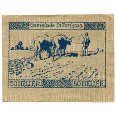 Банкнота 50 геллеров 1920 года Австрия — Санкт-Панкранц (нотгельд) (аверс)