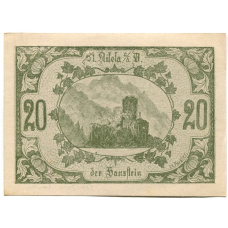 Банкнота 20 геллеров 1920 года Австрия — Санкт-Никола на Дунае (нотгельд) (вид 2)