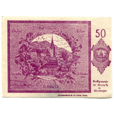 Банкнота 50 геллеров 1920 года Австрия — Санкт-Никола на Дунае (нотгельд)