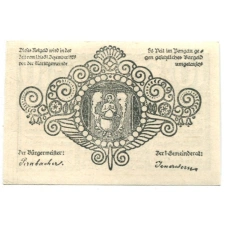 Банкнота 10 геллеров 1920 года Австрия — Санкт-Файт-им-Понгау (нотгельд) (реверс)