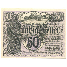 Банкнота 50 геллеров 1920 года Австрия — Санкт-Файт-им-Понгау (нотгельд)