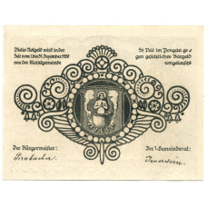 Банкнота 50 геллеров 1920 года Австрия — Санкт-Файт-им-Понгау (нотгельд) (вид 2)