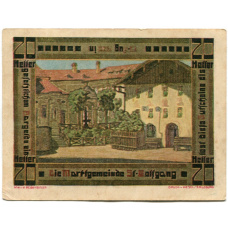 Банкнота 20 геллеров 1920 года Австрия — Санкт-Вольфганг-им-Зальцкаммергут (нотгельд) (вид 2)