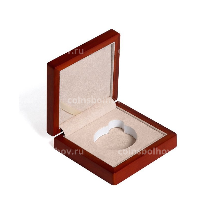 Футляр деревянный «SIENA» для 1 монеты в капсуле «MAGIC L» LEUCHTTURM 363486 (вид 2)