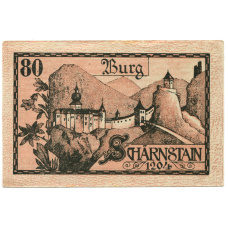 Банкнота 80 геллеров 1920 года Австрия — Вихтванг (нотгельд) (аверс)