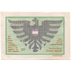 Банкнота 90 геллеров 1920 года Австрия — Виехберг (нотгельд) (вид 2)