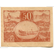 Банкнота 50 геллеров 1920 года Австрия — Унтергайсбах (нотгельд) (аверс)