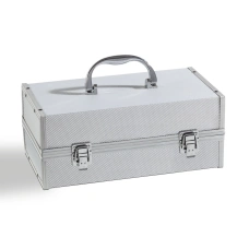 Чемодан с набором из 1000 холдеров для монет диаметром от 17.5 до 39.5 мм (по 100 штук разного размера) LEUCHTTURM 344768 (вид 2)