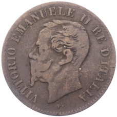 Монета 2 чентезимо 1962 года N Италия (реверс)