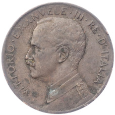 Монета 2 чентезимо 1911 года Италия (реверс)